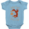 what does the fox say Baby Bodysuit