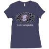 people scare me Ladies Fitted T-Shirt