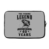 The Fishing Legend Reeling Them In For 40 Years Laptop cover