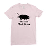 anti vegan task force Ladies Fitted T-Shirt