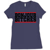 bonjour bitches Ladies Fitted T-Shirt