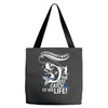 the best catch of his life! Tote Bags