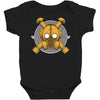 deco gasmask Baby Bodysuit