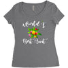 world's best aunt Women's Triblend Scoop T-shirt