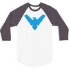 distressed nightwing 3/4 Sleeve Shirt