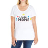 I Hate People Ladies Curvy T-Shirt
