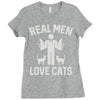 real men love cats (2) Ladies Fitted T-Shirt