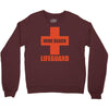 nude beach   lifeguard Crewneck Sweatshirt