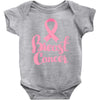 breast cancer pink ribbon Baby Bodysuit