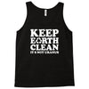 keep earth clean it's not uranus Tank Top