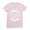 legendary vintage 1986 Ladies Fitted T-Shirt