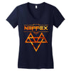NEFFEX MUSIC Women's V-Neck T-Shirt