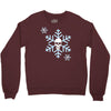 skull snowflakes alternative christmas jumper Crewneck Sweatshirt