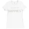 raised by hippies (2) Ladies Fitted T-Shirt