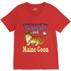 maine coon cat V-Neck Tee