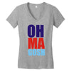 oh ma gosh Women's V-Neck T-Shirt