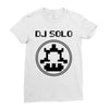 dj solo pixel Ladies Fitted T-Shirt