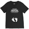 I've Been Creating A Tiny Human What Have You Been Doing Today V-Neck Tee