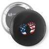 4th of July Baby Foot Pin-back button