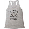 anxiety attack Racerback Tank