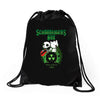 schrodinger's box Drawstring Bags