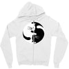 yin yang cat Zipper Hoodie