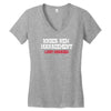 under new management, just married Women's V-Neck T-Shirt