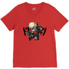 my hero academia katsuki bakugo V-Neck Tee