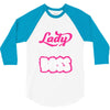 lady lift like a boss 3/4 Sleeve Shirt