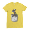 pocket koala bears Ladies Fitted T-Shirt