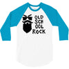old school rock 3/4 Sleeve Shirt
