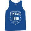 original parts vintage established 1990 perfectly aged Tank Top