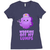 working off my lumps Ladies Fitted T-Shirt