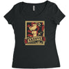 try to take over the world Women's Triblend Scoop T-shirt