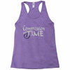 compression of time Racerback Tank