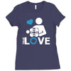 portal true love   aperture lab video gamer teleport online pc goal te Ladies Fitted T-Shirt