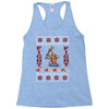 ugly sweater fight christmas t shirts Racerback Tank