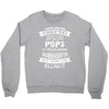 Super Cool Pops Of A Freaking Awesome Granddaughter Crewneck Sweatshirt