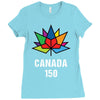 Canada 150th Anniversary Ladies Fitted T-Shirt