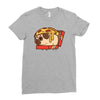 pizza pug Ladies Fitted T-Shirt