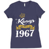 kings are born in 1967 Ladies Fitted T-Shirt