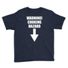 warning choking hazard printed Youth Tee