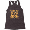stay at home cat mom Racerback Tank