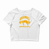 sloths gym   train hard tomorrow Crop Top