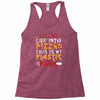 cut into pizzas Racerback Tank