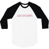 i love you but if zombies cgase us i'm tripping you 3/4 Sleeve Shirt