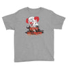 happy halloween clown Youth Tee