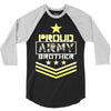 military, proud us army brother veteran u 3/4 Sleeve Shirt