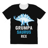 grumpa saurus rex All Over Women's T-shirt