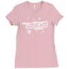 what a difference a snow day makes Ladies Fitted T-Shirt